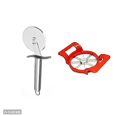 Stainless Steel Pizza Cutter And Apple Cutter Pack Of 2-thumb4