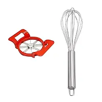 Useful Stainless Steel Apple Cutter With Egg Beater-2 Pieces-thumb3