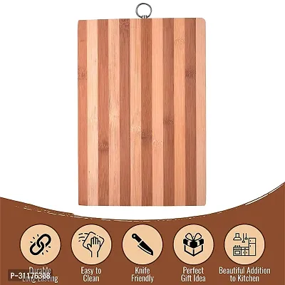 Useful Bamboo Cutting Chopping Board- 2 Pieces-thumb2