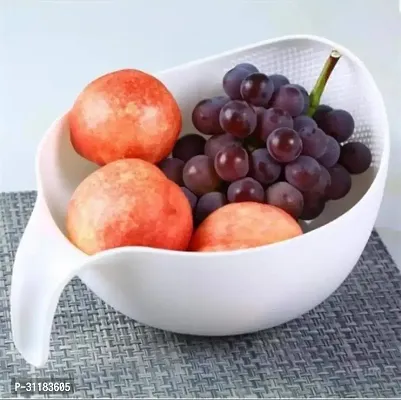 Plastic Handle Bowl For Rice Fruits Vegetable Noodles Pasta Washing Bowl And Strainer For Storing And Straining Pack Of 1-thumb4