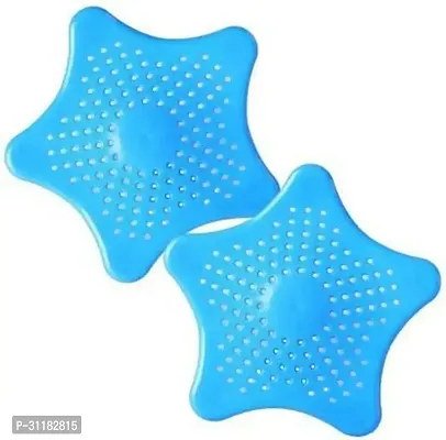 Star Shape Sink Filter Silicone Star Shaped Sink Filter Bathroom Hair Catcher, Drain Strainers Cover Trap For Basin -2 Pc-thumb0