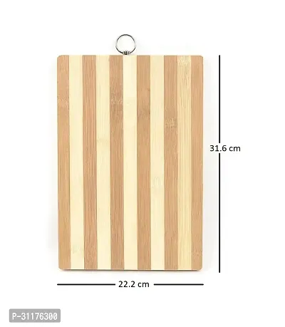 Useful Bamboo Cutting Chopping Board with Knife, Peeler And Gas Lighter-Pack Of 4-thumb4