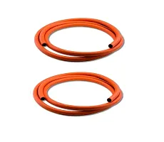 Two LPG Hose Flexible Gas Pipe -Steel Wire Reinforced 1.5 Meter With Two Gas Lighter -Pack Of 4-thumb2