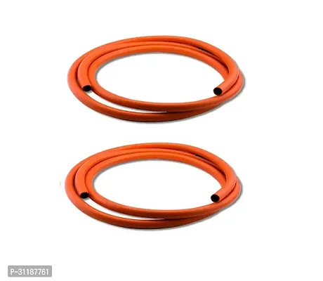 Two LPG Hose Flexible Gas Pipe -Steel Wire Reinforced 1.5 Meter With Two Gas Lighter -Pack Of 4-thumb3