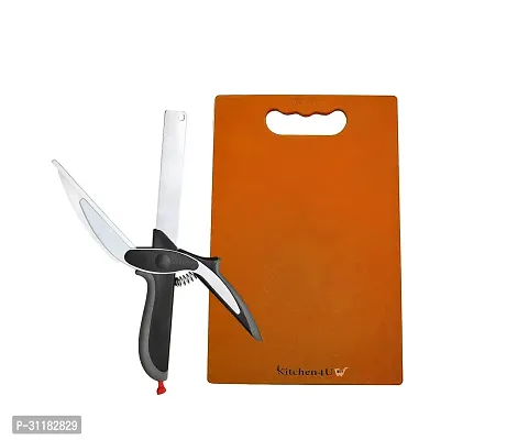 Chopping Board Cutting Board With Clever Cutter -Combo Of 2-thumb0