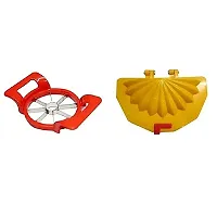 Plastic Apple Cutter Cutter And Plastic Gujiya Mould Sancha Maker Pack Of 2-thumb3