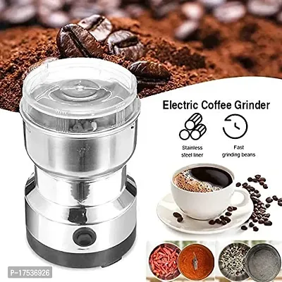 Multifunction Smash Machine Spice Grinder Portable Electric Grain Mill Grinder Stainless Steel Dry Grain Spices Cereals Seasonings Coffee Bean Grinder Machine