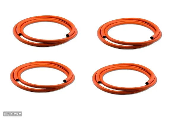 Four Isi Marked Lpg Hose Flexible Gas Pipe -Steel Wire Reinforced 1.5 Meter -Pack Of 4-thumb3