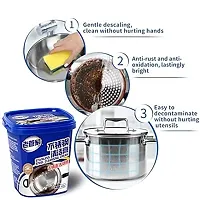 Oven And Cookware Cleaner Stainless Steel Cleaning Paste Remove Stains From Pots Pans Multi-Purpose Cleaner And Polish Removes Household Cleaning Strong Detergent Cream-thumb1