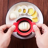 3 In 1 Egg Slicer For Boiled And Sort Fruits,Stainless Steel Wire With 3 Slicing Style-thumb2