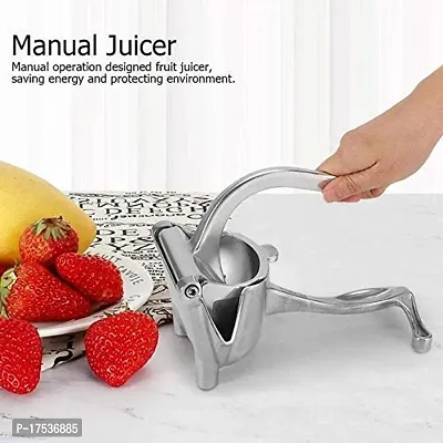 Aluminium Manual Fruit Juicer Orange Juicer Heavy Duty Hand Press Metal Lime Juicer Hand Juicer, Juicer Instant, Orange Juicer, Steel Handle Juicer-thumb0