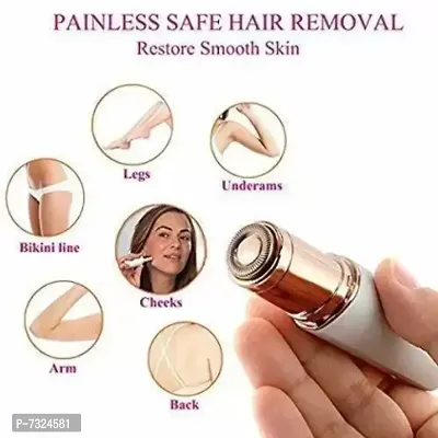 Ferrena Mini Flawless Womens Eyebrow Facial Hair Remover for Men  Women facial hair removal tool Hair Remover Shaver For Women (Battery Included) hair remover machine-thumb5