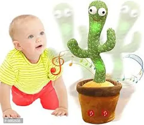 Dancing Cactus Talking Toy, Cactus Plush Rechargeable Toy, Wriggle  Singing Recording Repeat What You Say Funny Educati-thumb0