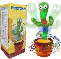 Dancing Cactus Talking Toy, Cactus Plush Rechargeable Toy, Wriggle  Singing Recording Repeat What You Say Funny Educati-thumb1