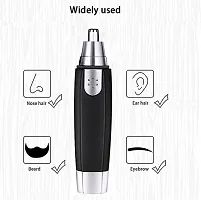 3 In 1 Electric Nose Hair Trimmer For Men Women Dual Edge Blades Painless Electric Nose And Ear Hair Trimmer Eyebrow Clipper Waterproof Eco Travel User Friendly Multicolour Nose Hair Trimmer Hair Removal Trimmers-thumb3