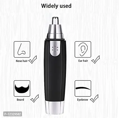 3 In 1 Electric Nose Hair Trimmer For Men Women Dual Edge Blades Painless Electric Nose And Ear Hair Trimmer Eyebrow Clipper Waterproof Eco Travel User Friendly Multicolour Nose Hair Trimmer Hair Removal Trimmers-thumb4
