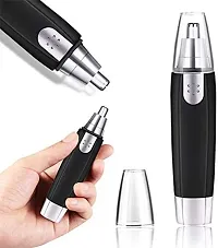 3 In 1 Electric Nose Hair Trimmer For Men Women Dual Edge Blades Painless Electric Nose And Ear Hair Trimmer Eyebrow Clipper Waterproof Eco Travel User Friendly Multicolour Nose Hair Trimmer Hair Removal Trimmers-thumb1