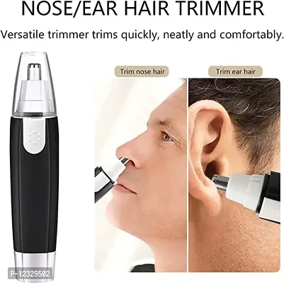 3 In 1 Electric Nose Hair Trimmer For Men Women Dual Edge Blades Painless Electric Nose And Ear Hair Trimmer Eyebrow Clipper Waterproof Eco Travel User Friendly Multicolour Nose Hair Trimmer Hair Removal Trimmers-thumb5