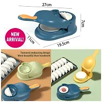 2 in 1 Dumpling Maker and Puri and Momo Maker Kitchen Baking Tool and Manual Mould Press Gadgets. I Puri Maker, Roti Maker, Momo Maker, Ghughra Maker. (ASSORTED COLOR)-thumb1