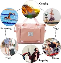 Foldable Travel Bag ,Lightweight  Compact Luggage for Easy Packing and Convenient Carrying (Multicolor)-thumb3