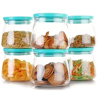 Ferrena  Plastic Airtight Container Jar Set For Kitchen - 900  ml Set Of 6 Made In India-thumb1
