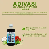 Adivasi Neelambari Herbal Hair oil, Basically Made By Pure Adivasi Ayurvedic Herbs (60ML)-thumb3