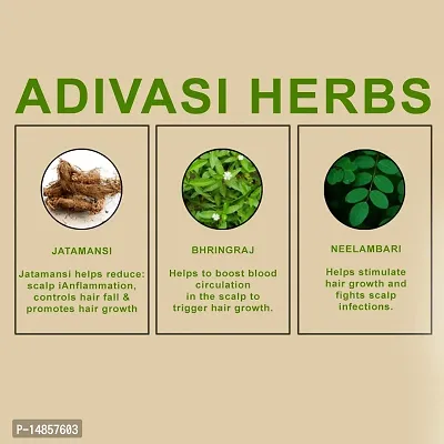 Adivasi Neelambari Herbal Hair oil, Basically Made By Pure Adivasi Ayurvedic Herbs (60ML)-thumb2
