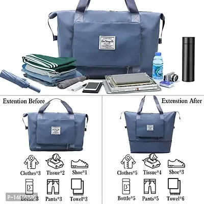 Foldable Travel Bag ,Lightweight  Compact Luggage for Easy Packing and Convenient Carrying (Multicolor)-thumb0