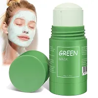 Green Tea Mask Stick for Face, Blackhead Remover with Green Tea Extract, Deep Pore Cleansing, Moisturizing, Skin Brightening, Removes Blackheads for All Skin Types of Men and Women - 1 pc-thumb3