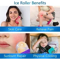 Multi Color  Ice Roller For Face, Neck and Body | For Puffy Eyes, Easy to Use and Carry | Unbreakable and Reusable | Glowing and Clear Skin (Random Color)-thumb4