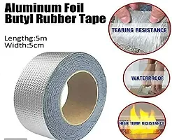 Duct tape leakage  repair waterproof tape for pipe leakage roof water leakage solution aluminium foil tape ( pack of 1)(5cm*5m)-thumb4