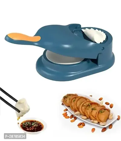 Dumpling baking pastry maker, plastic gujiya maker,puri maker,momos maker,Multi uses dumpling press Puri maker (multicolour)-thumb2