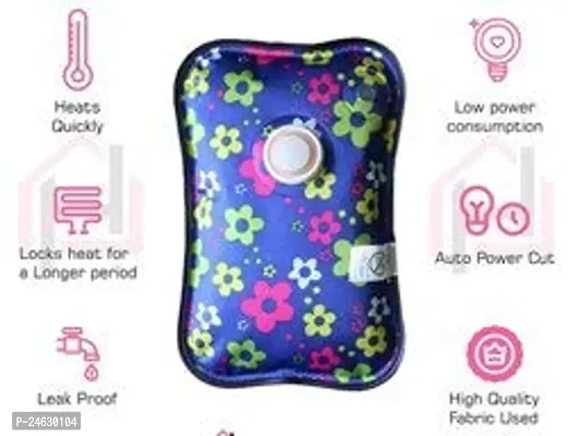 Heating bag, hot water bags for pain relief, heating bag electric, Heating Pad-Heat Pouch Hot Water Bottle Bag, Electric Hot Water Bag, Heating Pad with For Pain Relief  (Multicolor)-thumb2