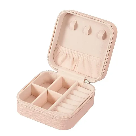 Mini Jewelry Travel Case,Small Travel Jewelry Organizer, Portable Jewelry Box Travel Mini Storage Organizer Portable Display Storage Box For Rings Earrings Necklaces Gifts