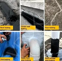 Waterproof Leak Proof Spray, Rubber Flex Repair  Sealant Crack Hole Spray, Leak Proof Spray (Pack of 1, Black)-thumb2