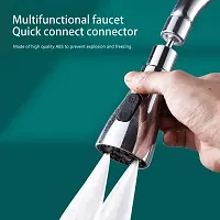360 Degree Movable Faucet Aerator 3 Mode Faucet Dual Flow Aerator Kitchen Sink Faucet Water Faucet Sprayer and 360deg; Rotatable Swivel Head-thumb1