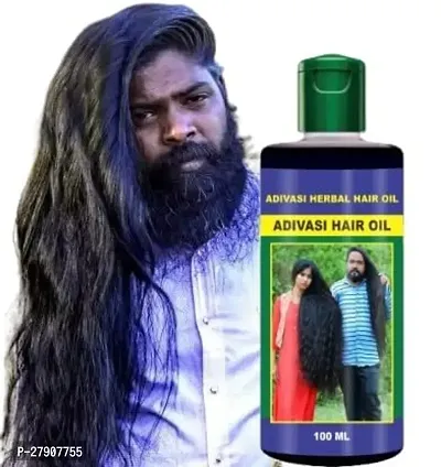 Adivasi Herbal Hair Oil Organics Adivasi Hair Oil Repair  No Frizz, Nourishing  Hydrating (100ml) (Pack 1)-thumb0