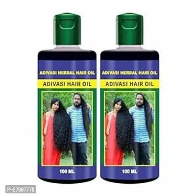 Adivasi Herbal Hair Oil Organics Adivasi Hair Oil Repair  No Frizz, Nourishing  Hydrating (100ml) Pack 2-thumb3