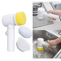 Ferrena 5in 1 Multi-Functional Electric Cleaning Brush 5 in 1 Magic Power Spin Scrubber with Buffer Polisher, for Bathroom, Shower, Tub, Kitchen Floor Electric Spin Scrubber-thumb3