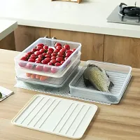 Vegetable Fruits Fresh Organizer Storage Box With Lid (Set Of 3)-thumb1