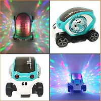Stylish Multicoloured 360 Degree Rotating with 3D Lights Musical and Flashing Light Sound Car for Kids-thumb2