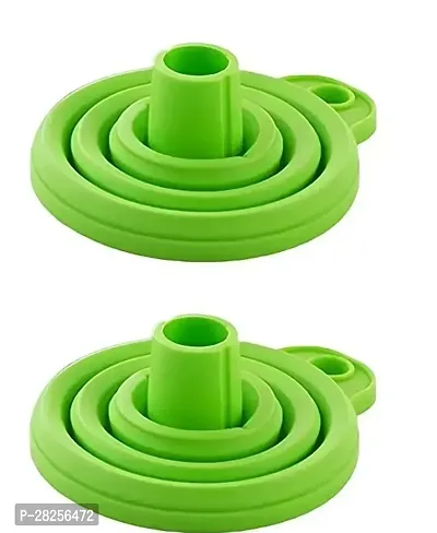 Silicone Collapsible Funnel for Filling Bottles Pack of 2-thumb0