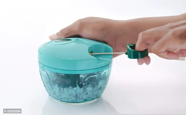 Trendy Mini Handy And Compact Chopper With 3 Blades For Vegetables And Fruits-thumb5