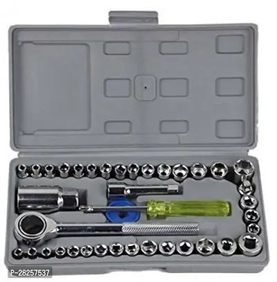 40 in 1 Automobile Box Wrench Sleeve Suit Auto Car Repair Hardware 40 in 1 Pcs Tool Kit and Screwdriver and Socket Set