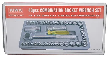 40 in 1 Automobile Box Wrench Sleeve Suit Auto Car Repair Hardware 40 in 1 Pcs Tool Kit and Screwdriver and Socket Set-thumb4