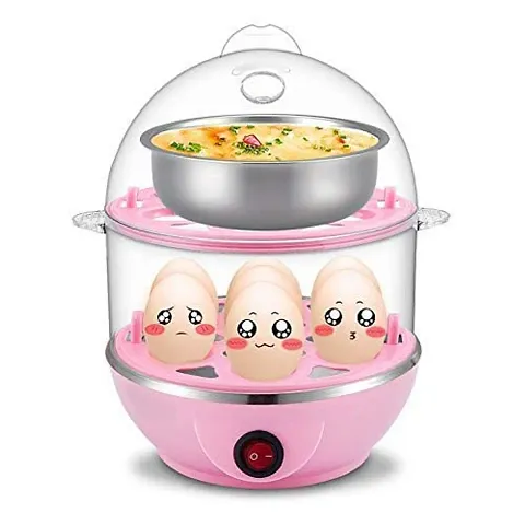 Multi-Function  Electric 2 Layer Egg Boiler Cooker Steamer