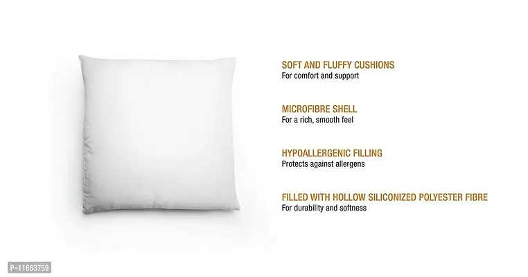 AVI Set of 2 Microfibre Cushions-18x18 (White)-thumb4