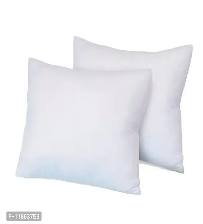 AVI Set of 2 Microfibre Cushions-18x18 (White)-thumb2