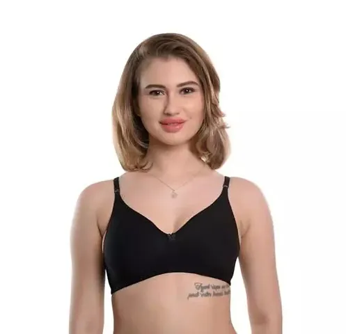 Stylish Blend Solid Bras For Women