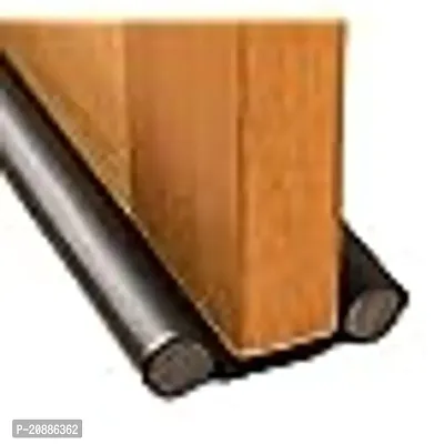 Door Bottom Sealing Strip Guard for Home Door gaurd ,Door Protector, Door Sealing Strip(BLACK -Size-39inch) (Pack of 6)-thumb0